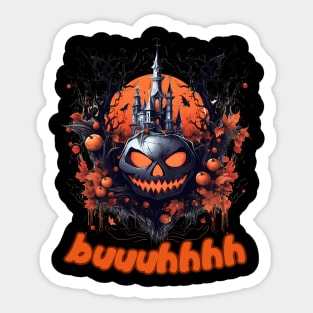 Buuhhhh-Halloween Haunt Sticker